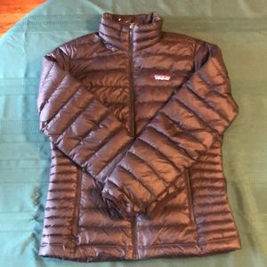 Patagonia Women’s Black Down Feather Zip-up Jacket